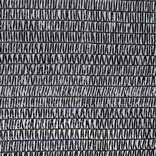 90% 10 ft.x 16 ft. Shade Cloth Sunblock Fabric with Rope UV Resistant, Black