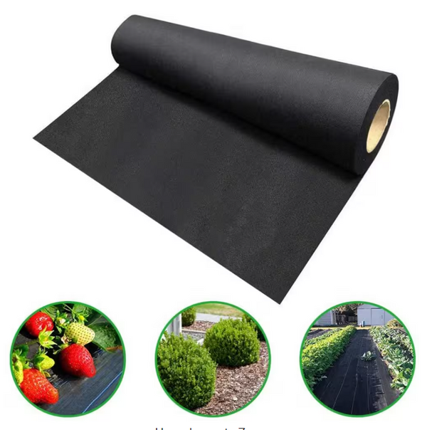 3.2oz Weed Barrier Control Fabric,10x300ft,Black