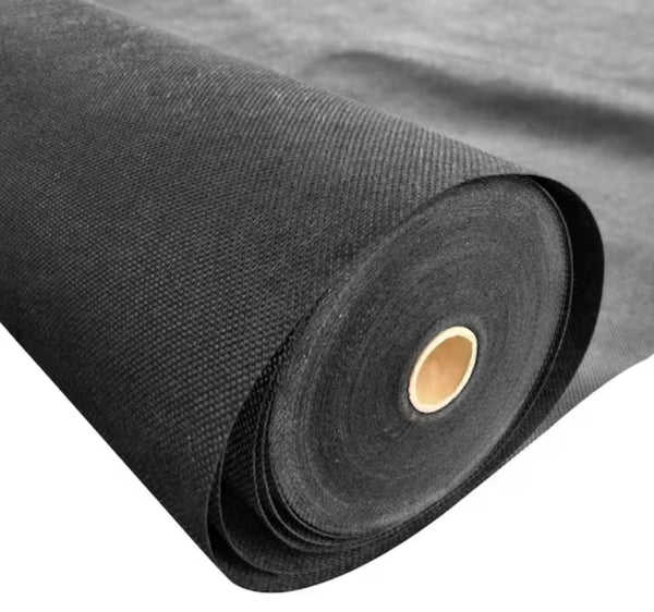 3.0oz non-woven Weed Barrier Fabric,4ft Width, Black