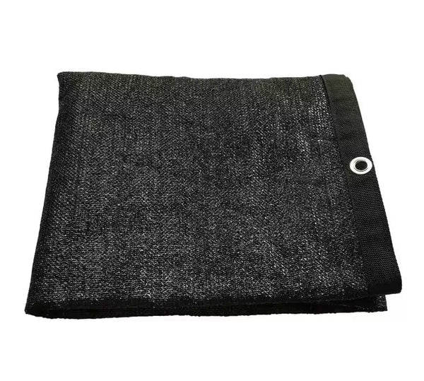 90% Shade panel 10ft Width with Grommets, Black