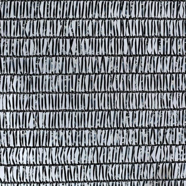 40% Prefabricated shade panel with Grommets 10x20ft, Black