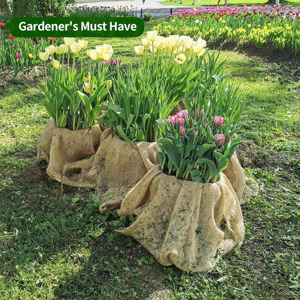 7.5oz. 63in Width Natural Burlap Fabric