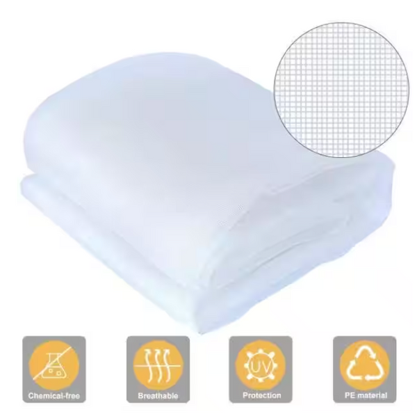 Insect barrier netting, 6.5ft Width, White