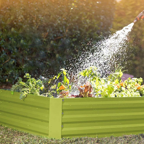 Fruit Green Planting Bed Raised Garden Bed Metal Garden Beds for Vegetable Flower Bed Kit