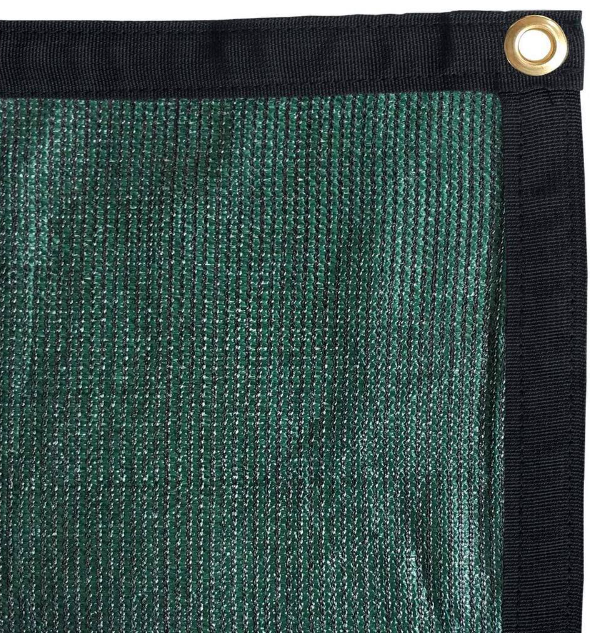 10ft Width.90% RV Awning Privacy Screen Shade Panel Kit Sunblock Shade Drop,Dark green