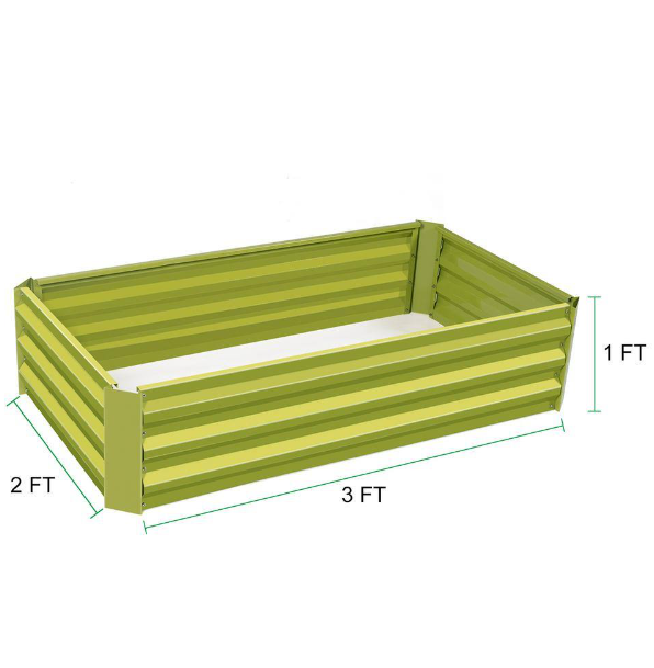Fruit Green Planting Bed Raised Garden Bed Metal Garden Beds for Vegetable Flower Bed Kit