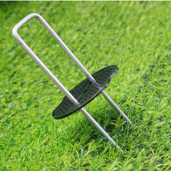 50 Pcs Landscape Staples Gasket Pad Garden Stake Gasket U -Nail Gasket Tent Staples Stakes Gasket