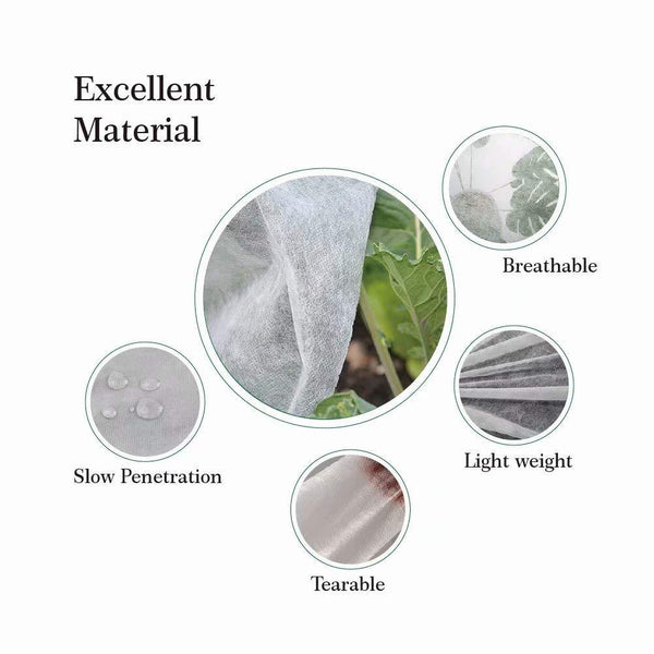 Agfabric floating row cover made with high quality UV stabilized spun polypropylene fabric