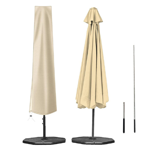 210D Oxford cloth outdoor sunscreen and dustproof umbrella cover (with telescopic rod)