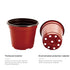 4 in. /6 in. Plant Pots Small Nursery Pot Red (50-100Pack)