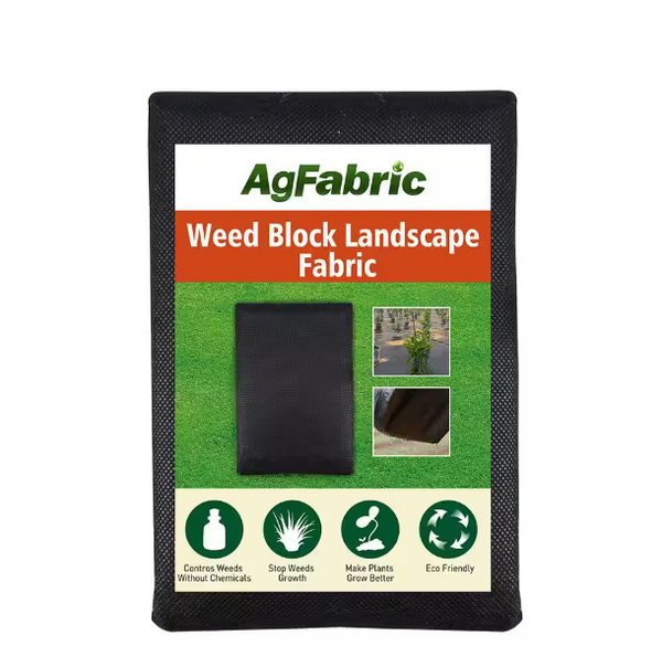 Woven weed barrier 3.2oz 6.5ft x 100ft Black