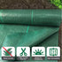 3ft Width Garden Weed Barrier Fabric Green and Black