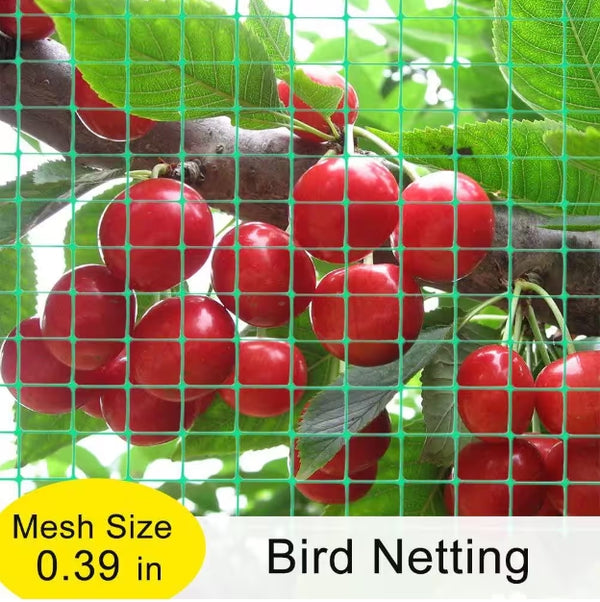 6.5ft Width Bird Block Netting, Green