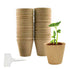 3 in. Seed Starting Pots Degradable Nursery Pot with 25 Labels(100-Pack)