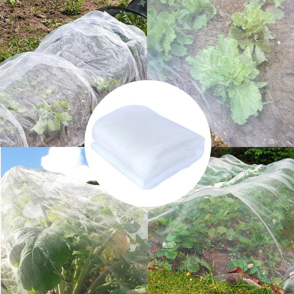 10x12ft Insect netting with 14pcs Plastic Stakes