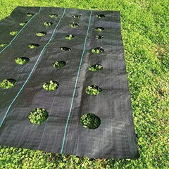 3.2oz Woven weed barrier panel,5x10ft ,Black