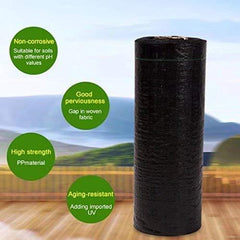3.0oz Woven weed barrier,4x100ft Black