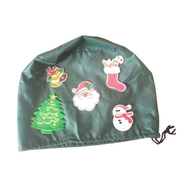 2.0 oz. 10 in. x 15 in. Dark Green Christmas Decoration Fabric Plant Protecting Bag