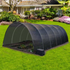 6x12ft Black 70% Greenhouse Sunblock Shade Cloth with Grommets
