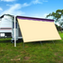 8ft Width.90% RV Awning Privacy Screen Shade Panel Kit Sunblock Shade Drop
