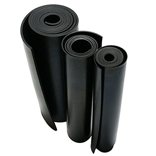 Roll Neoprene Rubber Pad 1/8inchThick, 24inchx36inch,Black