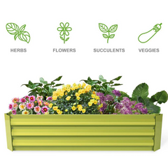 Fruit Green Planting Bed Raised Garden Bed Metal Garden Beds for Vegetable Flower Bed Kit