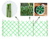 Artificial Bamboo Fence H11.8inchxL53.15inchGreen
