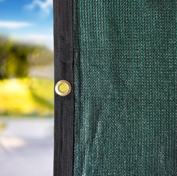 10ft Width.90% RV Awning Privacy Screen Shade Panel Kit Sunblock Shade Drop，Dark green