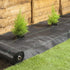 3.0oz Woven weed barrier panel,5'x12',Black