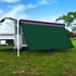 8ft Width.90% RV Awning Privacy Screen Shade Panel Kit Sunblock Shade Drop Dark green