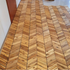 12 in. x 12 in. Acacia Wood Interlocking Flooring Deck Tile Checker Pattern Brown (10-Pack)