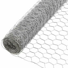 Galvanized hexagonal chicken wire netting fence